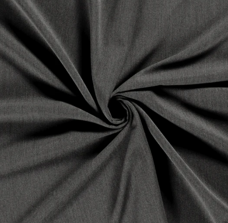 Gabardine uni &quot;dunkelgrau&quot;