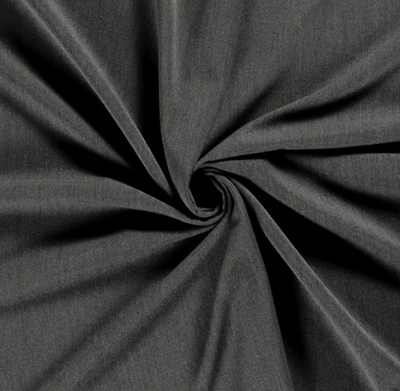 Gabardine uni &quot;dunkelgrau&quot;