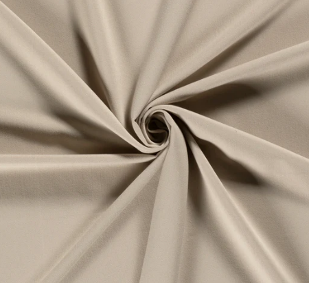 Gabardine uni &quot;beige&quot;