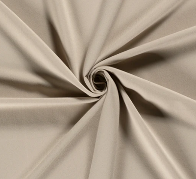 Gabardine uni &quot;beige&quot;
