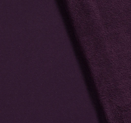 Alpenfleece uni &quot;violett&quot;