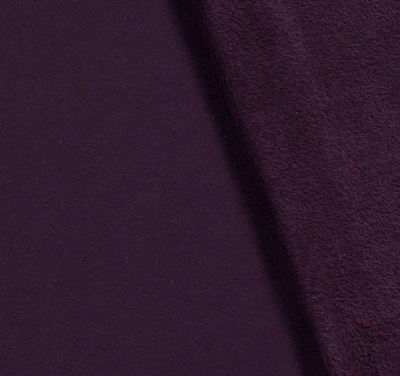 Alpenfleece uni &quot;violett&quot;