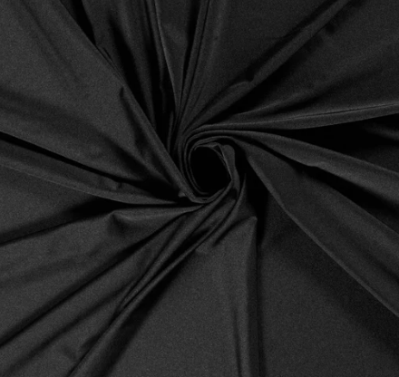 Schwimmanzug Jersey uni &quot;schwarz&quot;