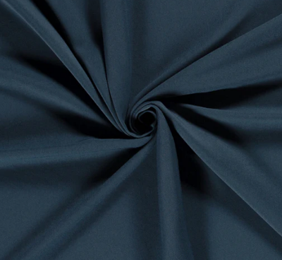 Gabardine uni &quot;stahlblau&quot;