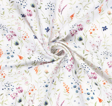 Panama Blumen &quot;weiss&quot;
