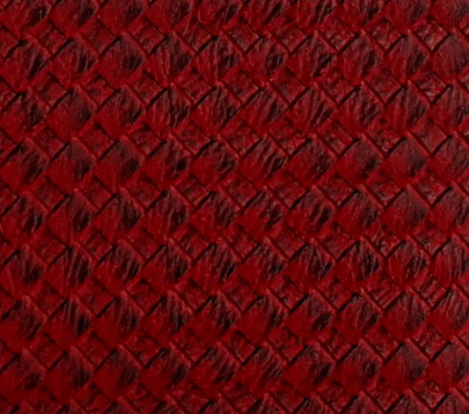 Lederimitat Flechten &quot;rot&quot;