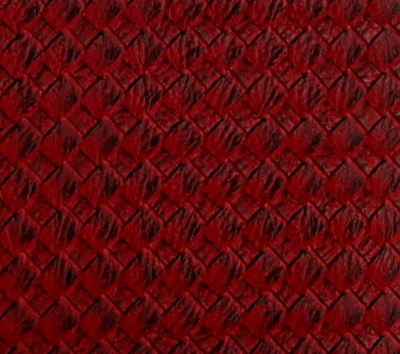 Lederimitat Flechten &quot;rot&quot;
