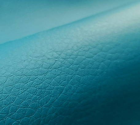 Lederimitat metallic &quot;hellblau&quot;