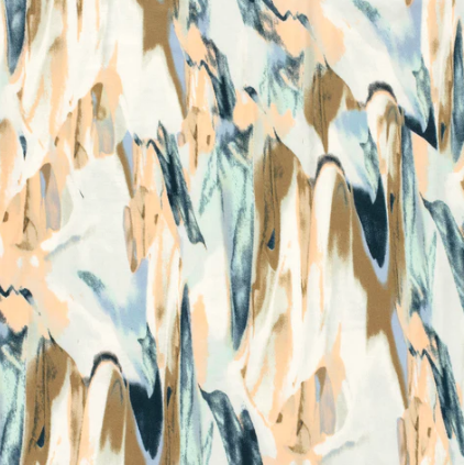 Viskose Jersey abstrakt &quot;taupe-grau&quot;