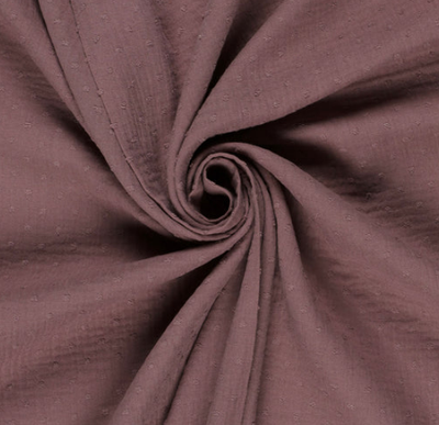 Musselin Punkte &quot;mauve&quot;