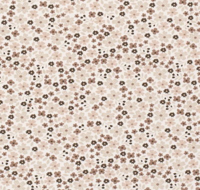 Jersey Blümchen &quot;wollweiss&quot;