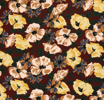 Viskose Twill &quot;bordeaux&quot;