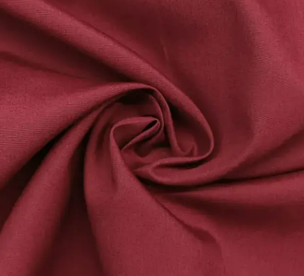 Popeline uni &quot;bordeaux&quot;