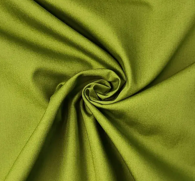 Popeline uni &quot;olive&quot;