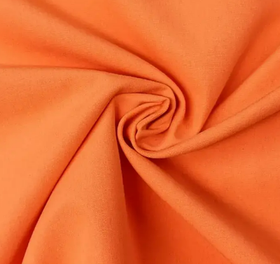 Popeline uni &quot;orange&quot;