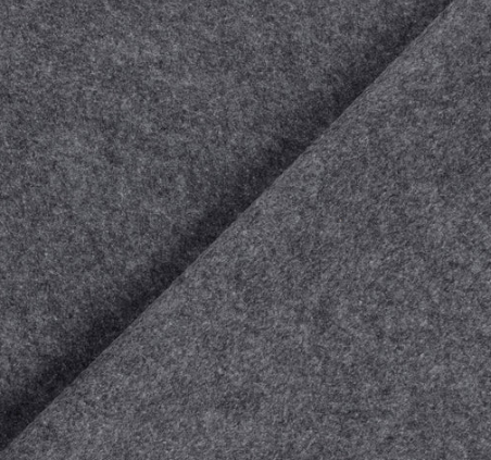 Filz 3mm &quot;mittelgrau meliert&quot;