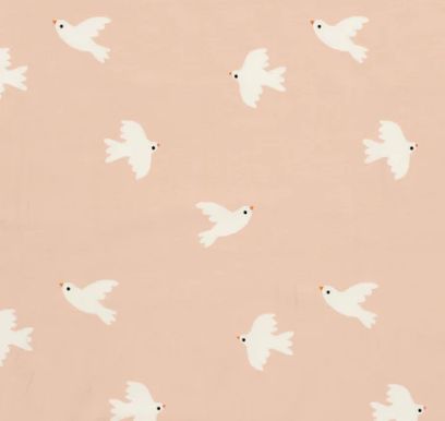 Jersey Vögel &quot;altrosa&quot;