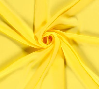 Chiffon uni &quot;gelb&quot;