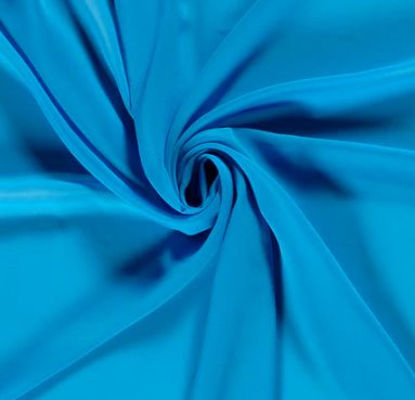 Chiffon uni &quot;aqua&quot;