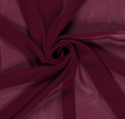 Chiffon uni &quot;beere&quot;