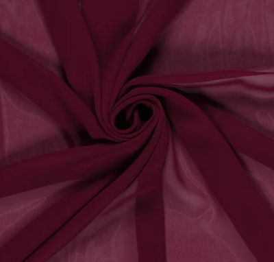 Chiffon uni &quot;beere&quot;