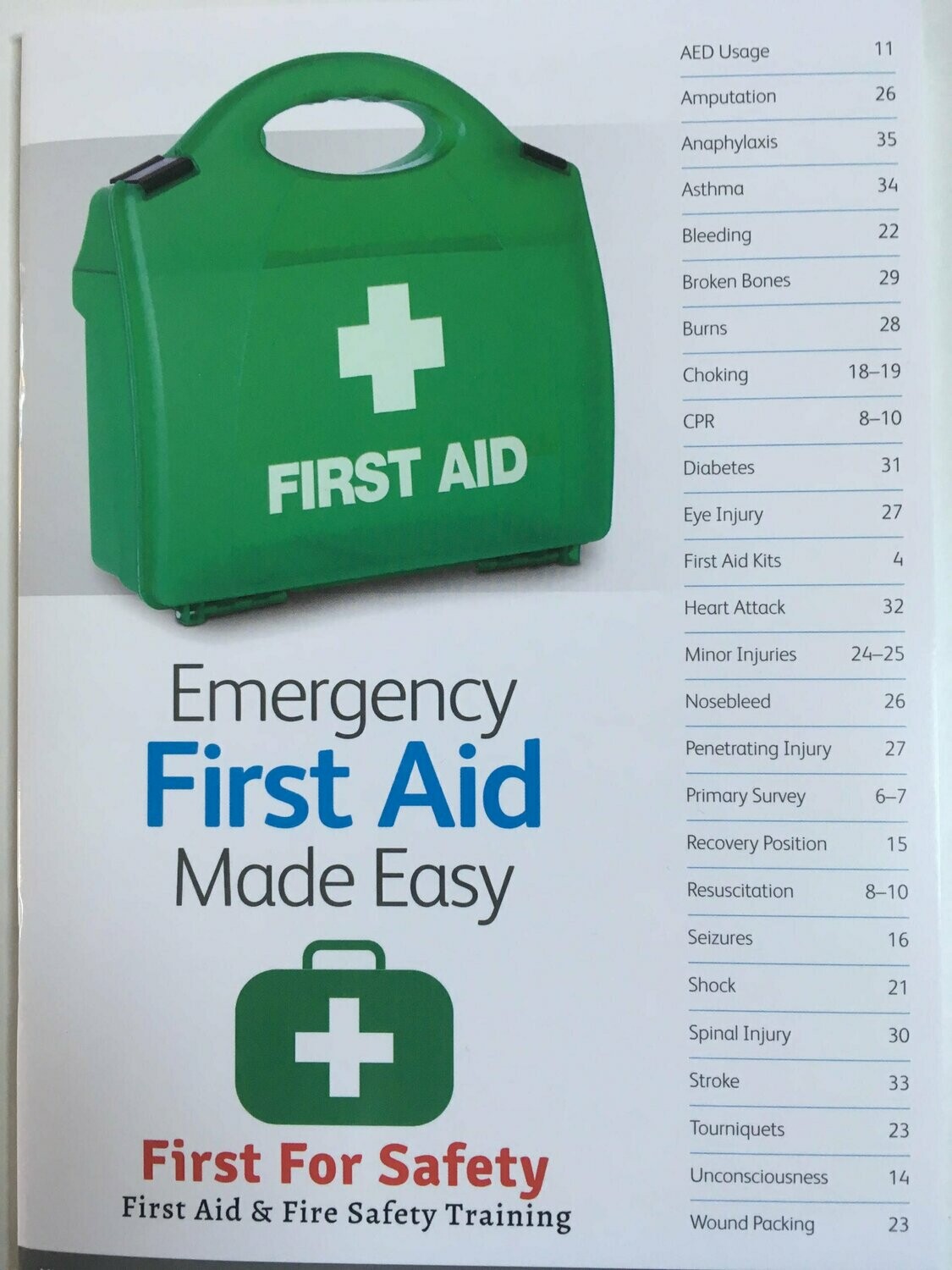 First aid training First for Safety Oxfordshire