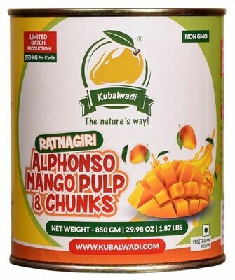 Ratnagiri Alphonso Mango Pulp & Chunks Ratnagiri Alphonso Mango Pulp & Chunks