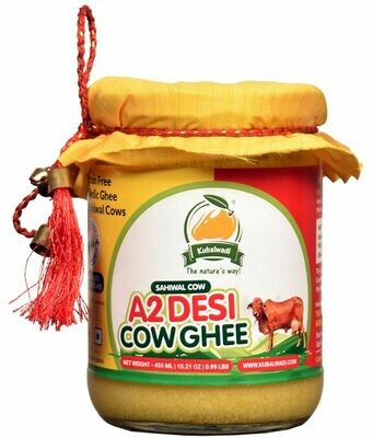 Vedic Bilona Hand Churned A2 Desi Cow Ghee - 450ml Vedic Bilona Hand Churned A2 Desi Cow Ghee - 450ml