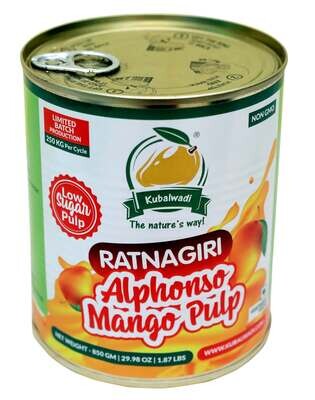Low Sugar Ratnagiri Alphonso Mango Aamras (Pulp)