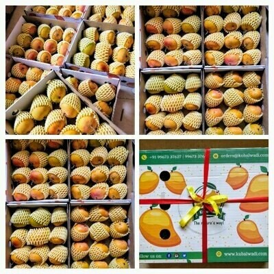 Ratnagiri Alphonso Mangoes - Silver (12 pcs)