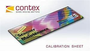 Contex calibration sheets