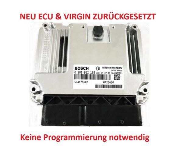 Bosch 0281012193 VIRGIN ECU 50412160 IVECO DAILY 3.0