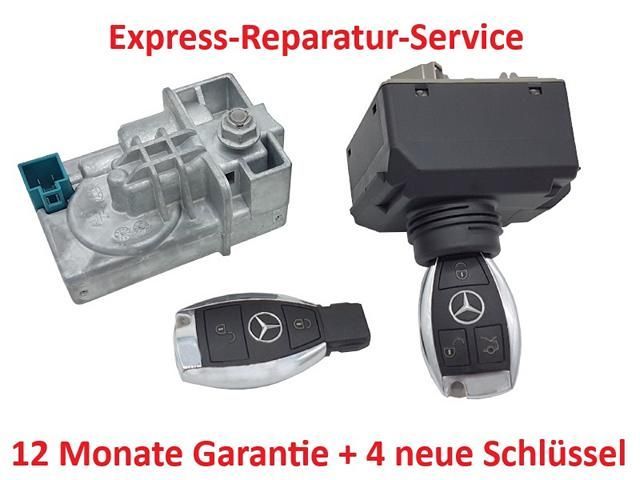 Mercedes EZS ELV EIS Zündschloss Lenkradverriegelung Reparatur+ 4 neu Schlüssel Mercedes EZS ELV EIS Zündschloss Lenkradverriegelung Reparatur+ 4 neu Schlüssel
