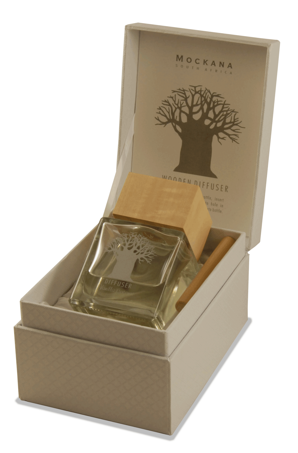 VANILLA COCONUT WOOD TOP  DIFFUSER