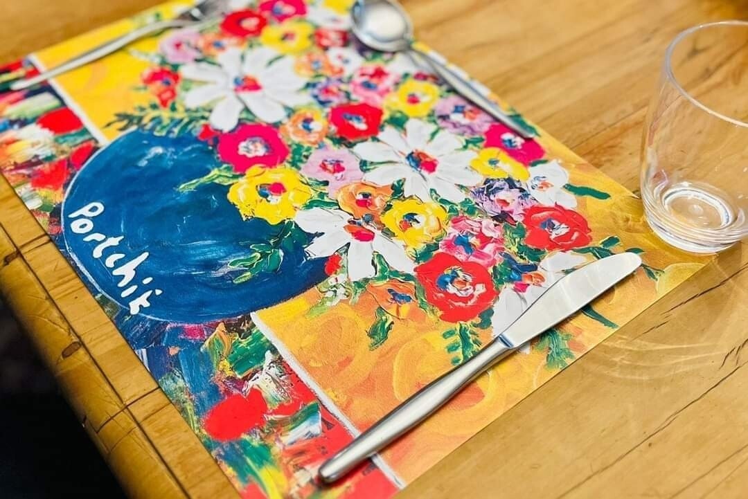 FLORAL DISPOSABLE PLACEMAT - PORTCHIE
