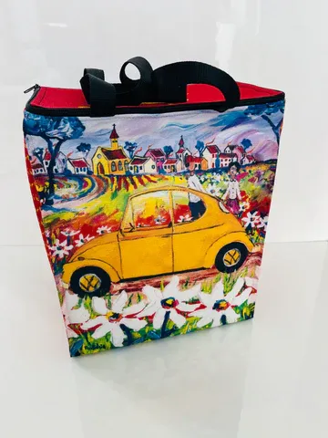LARGE COOLER BAG - THE YELLOW BEETLE