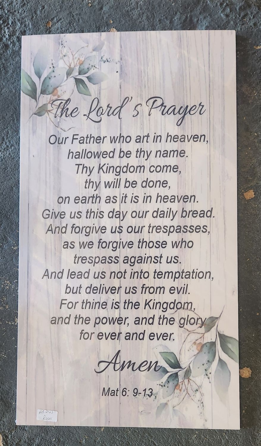 THE LORD'S PRAYER