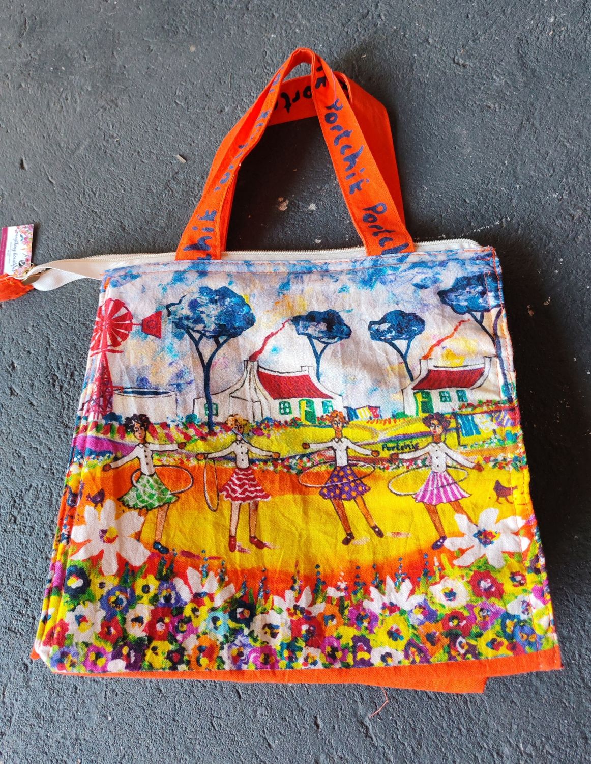 HULA HOOP GIRLS LUNCH BAG - PORTCHIE