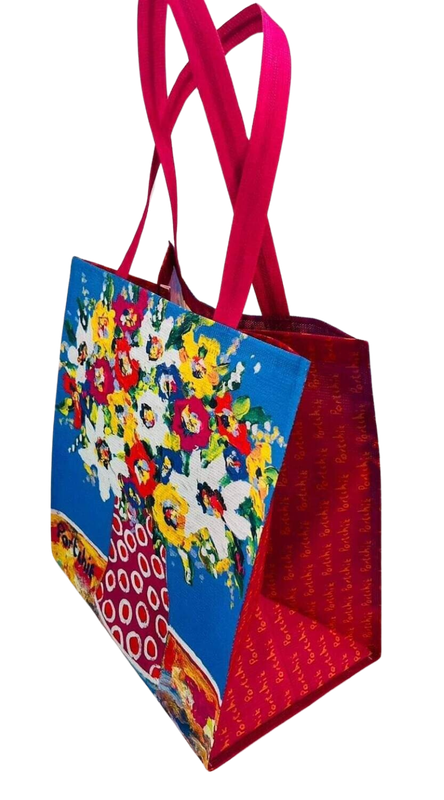 SHOPPER BAG - FLOWERS IN A VASE SHOPPER BAG - FLOWERS IN A VASE