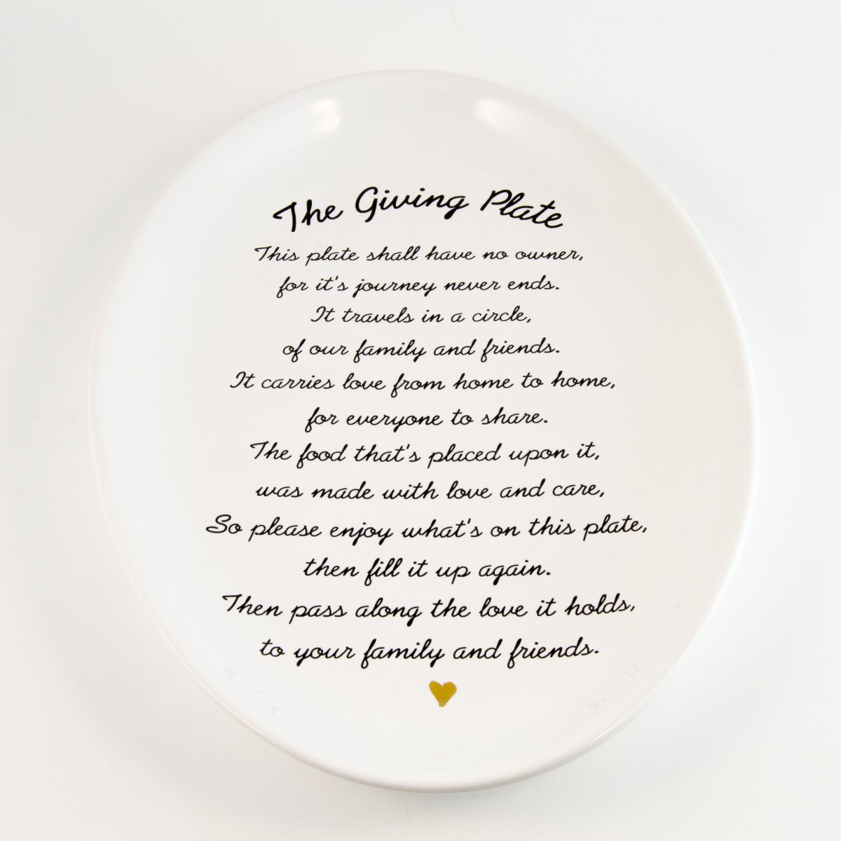 GIVING PLATE