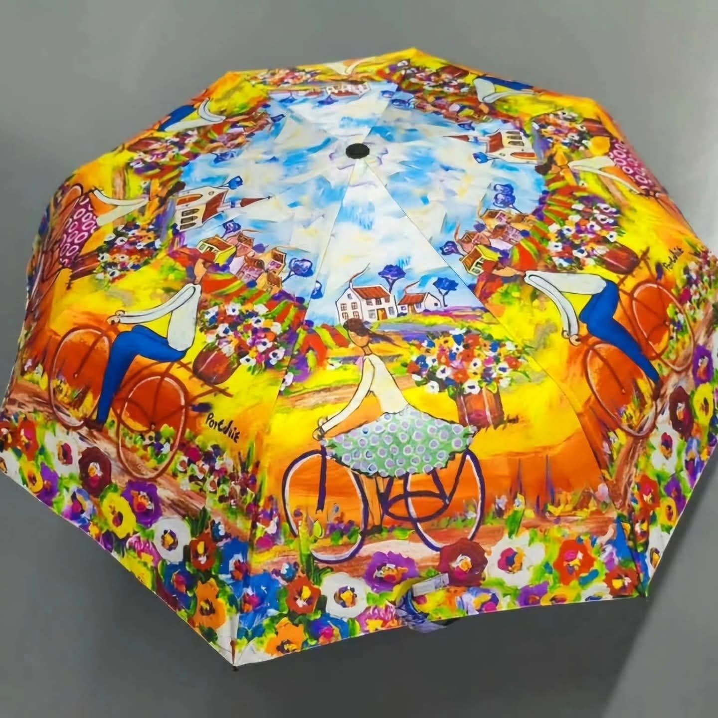 UMBRELLA -CYCLISTS - PORTCHIE