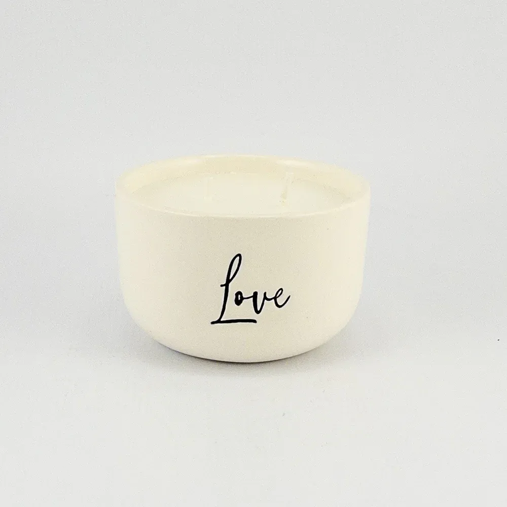 EMMA BOWL MEDIUM CANDLE - LOVE