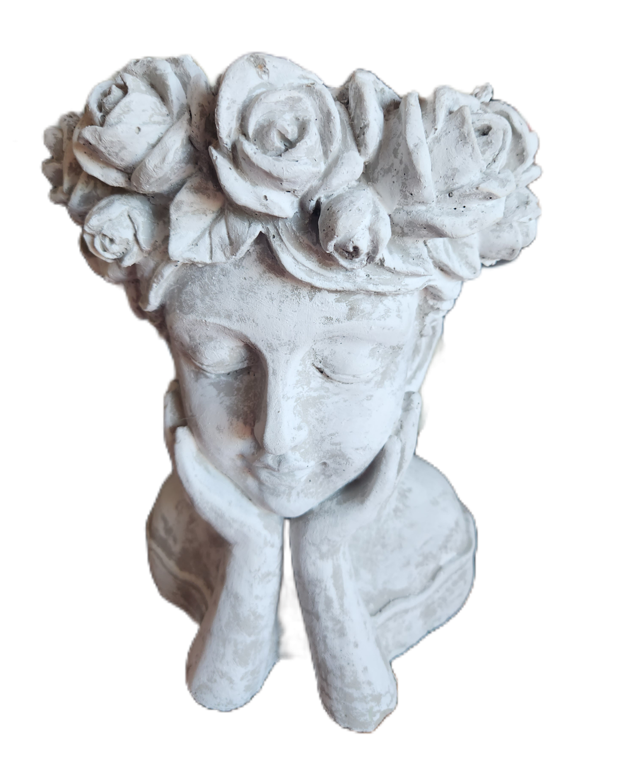 GIRL WITH FLOWERS HEADPLANTER 