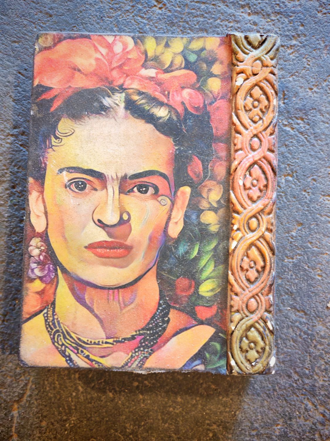 FRIDA KAHLO WOODEN BLOCK
