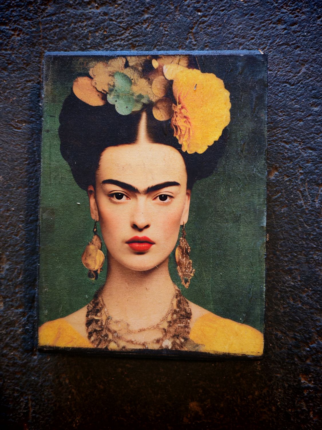 FRIDA KAHLO WOODEN BLOCK