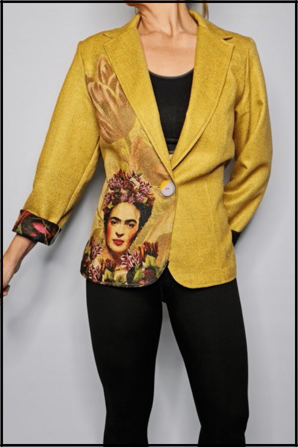 FRIDA KAHLO JACKET (YELLOW)