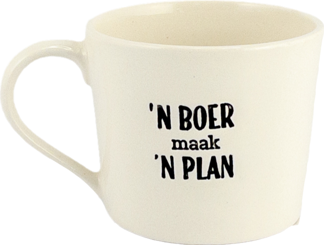 BOER MAAK N PLAN MUG