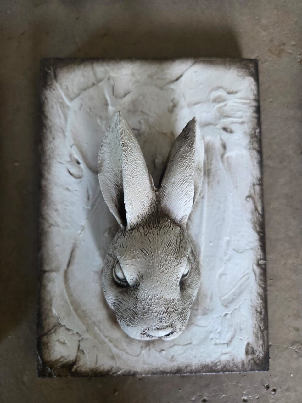RABBIT WOODEN BLOCK