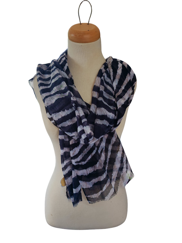 Animal print scarf