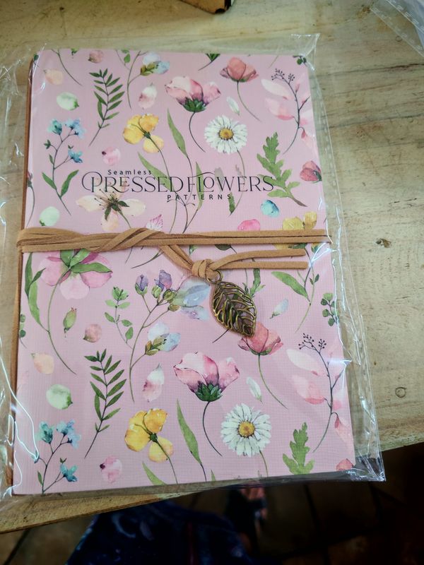 Floral notebook